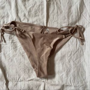 aerie Nude Tie Swim Bottoms